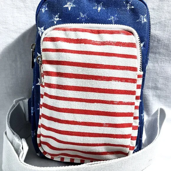 Mad Love Stars and Stripes Americana Crossbody Bag - Picture 2 of 6